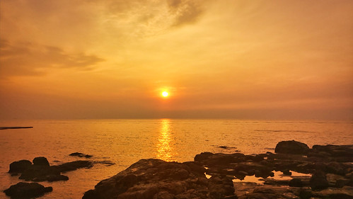 thailand sunset sky sea beach ocean sand seascape coast beautiful naklua