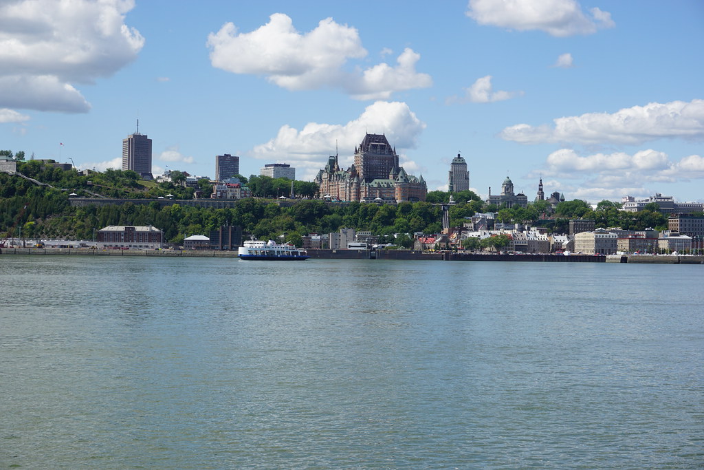 Québec, vue d'ensemble depuis Lévis