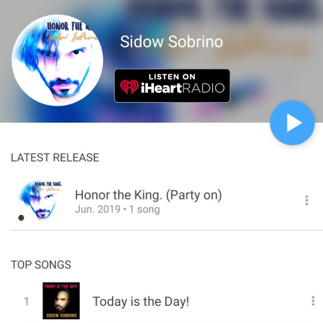 Sidow Sobrino is BY POPULAR DEMAND the World's greatest Christian music sensation of all time. Stream his exclusive collection of original top charting songs. Available on iheartradio  Click here https://www.iheart.com/artist/sidow-sobrino-32869174/?cmp=a