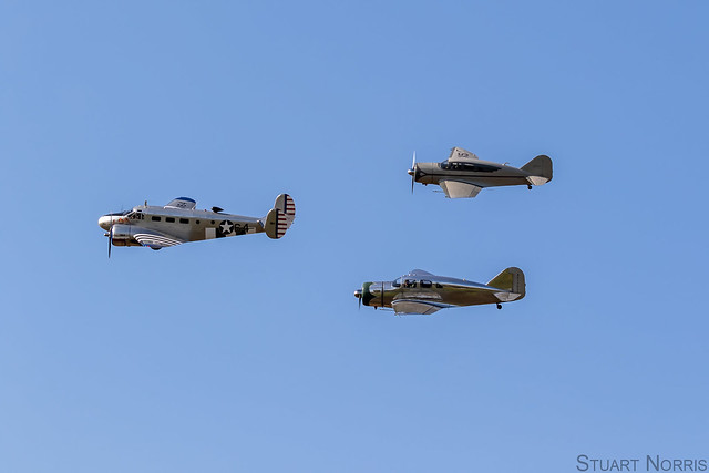 Beech 18 and Spartan Executive Formation