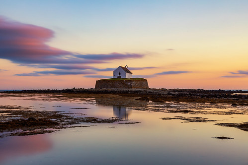 tycroes wales unitedkingdom stcwyfanschurch landscape seascape sunset anglesey formatthitechfirecrest long exposure