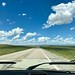 The open road in Wyoming