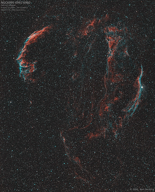 Veil Nebula Ha + OIII 12h