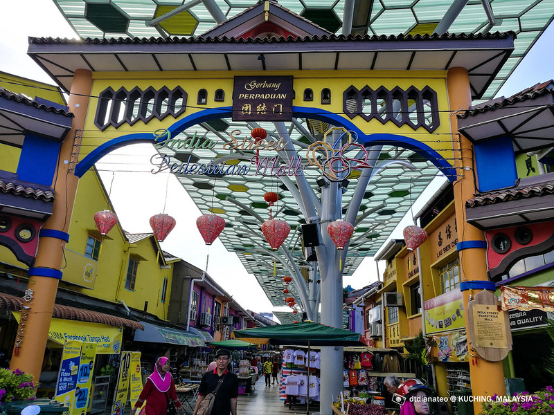 Kuching India Street Pedestrian Mall