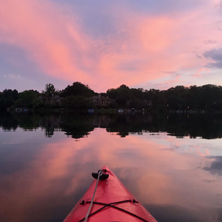 Kayaking into the Sunset