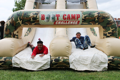 Frostburg State students participate in the Boot Camp Challenge