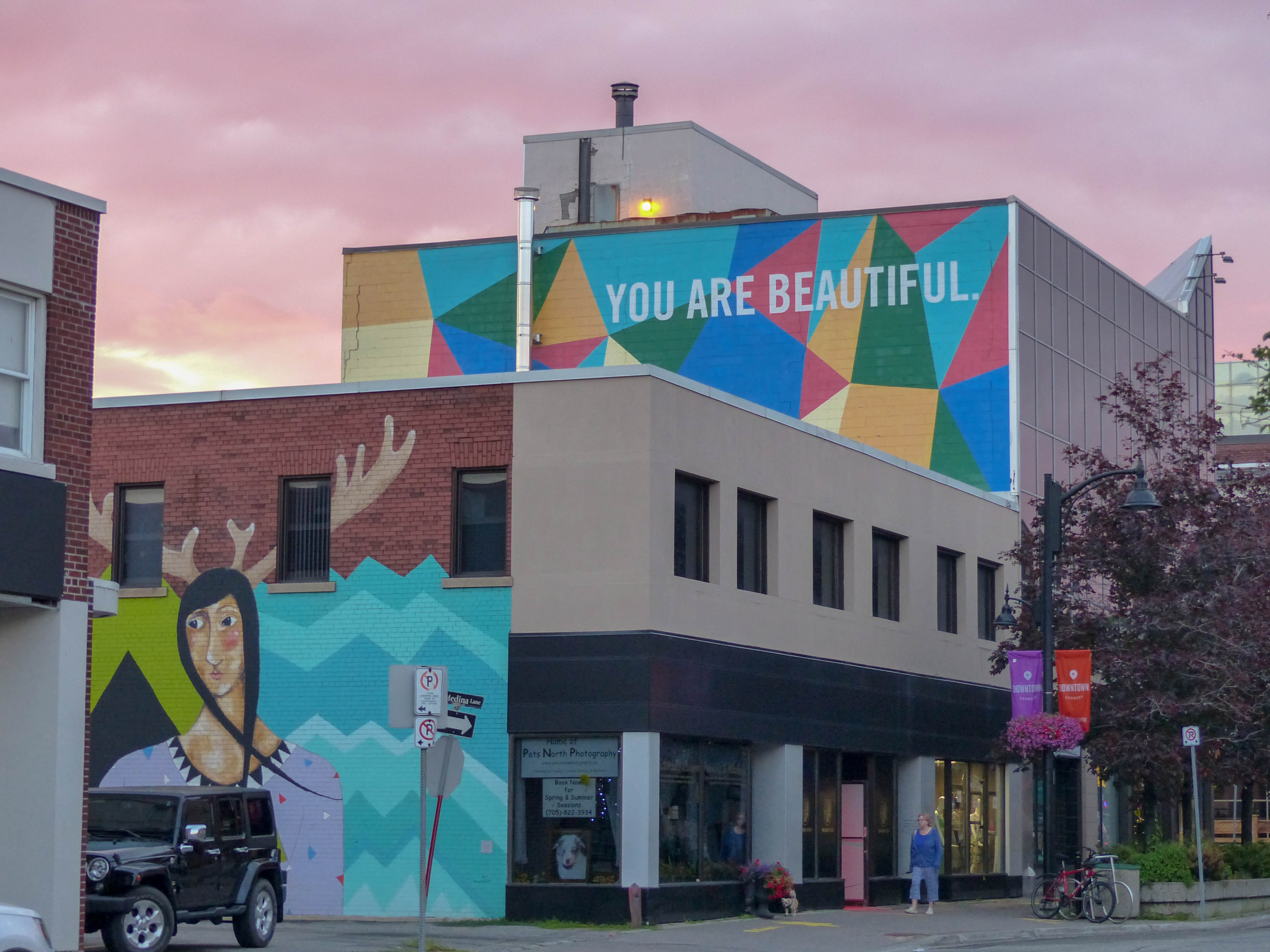 Downtown Sudbury murals