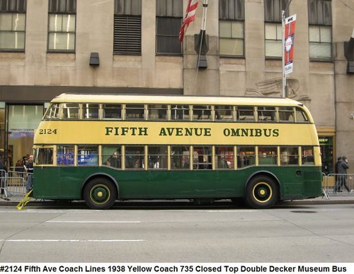 Fifth Avenue Double Deck Omnibus (Bus), built by Yellow Coach Company