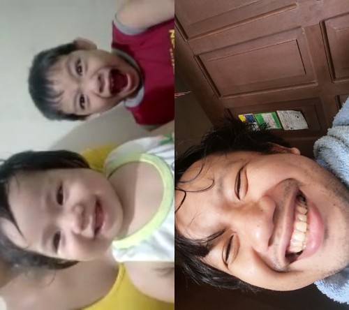 Aug 26 2019 videocall. Kulit kulit ng kga anak ko. Stay healthy and mababait. Wag kau magaaway ha. Iloveyou | by dray_ef