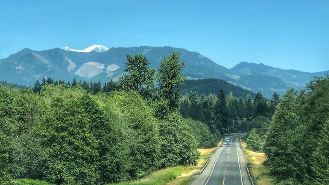 Mount Rainier from U.S. Route 12 (Morton, WA)