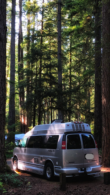 The Roadtrek in La Wis Wis Campground