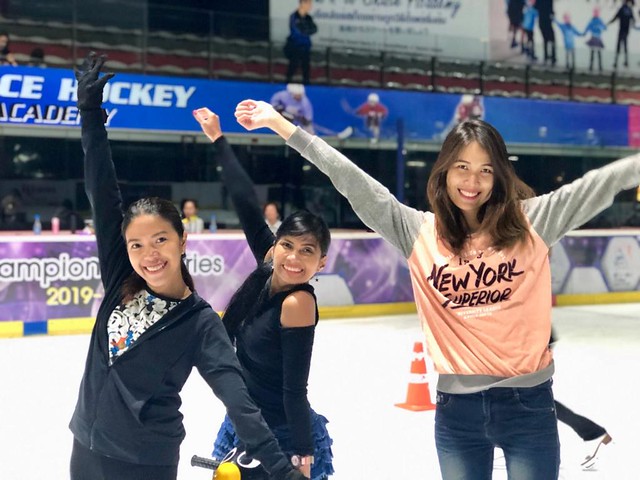 skating with friends
