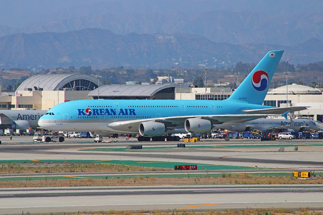 Korean Air A380-861 (HL7163) - LAX