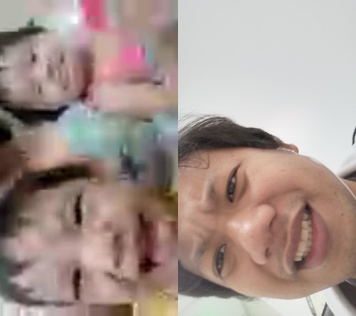 Aug 28 2019 videocall. Ayaw daw mkipagusap ni misha. Pero nrinig ko biglang umiyak c misha. Nauntog pala. Be careful mga anak ko | by dray_ef