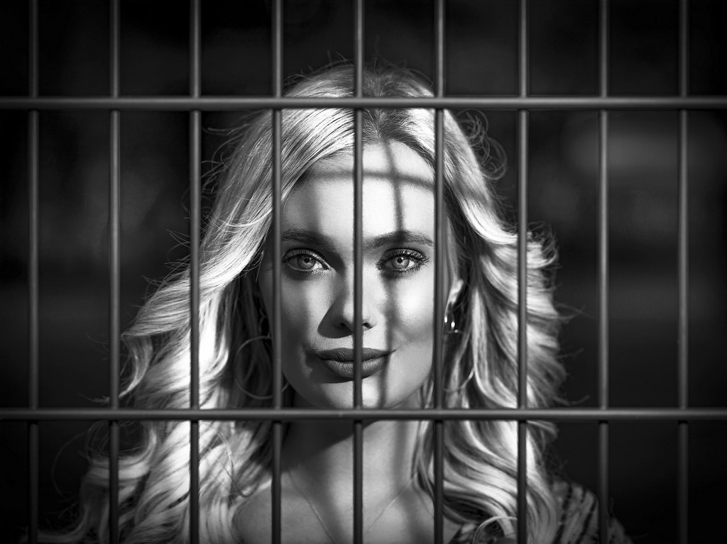 eyes behind bars