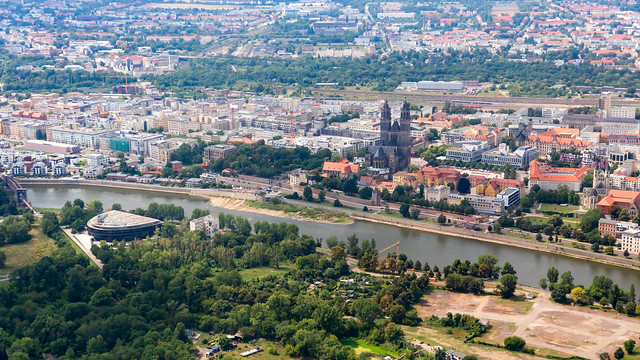 Magdeburg von oben