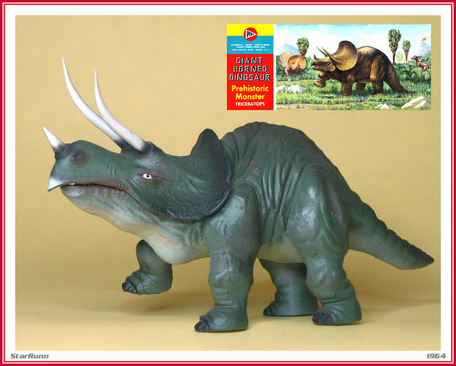 Pyro - Triceratops with box 1964