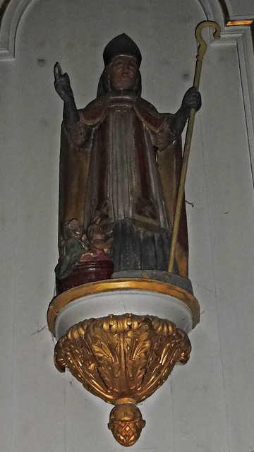 15 - Granville - Eglise Saint-Nicolas - Statue de saint Nicolas
