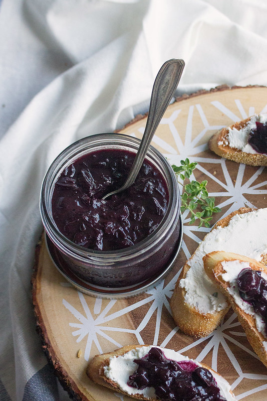 Jar of Blueberry-Onion Jam