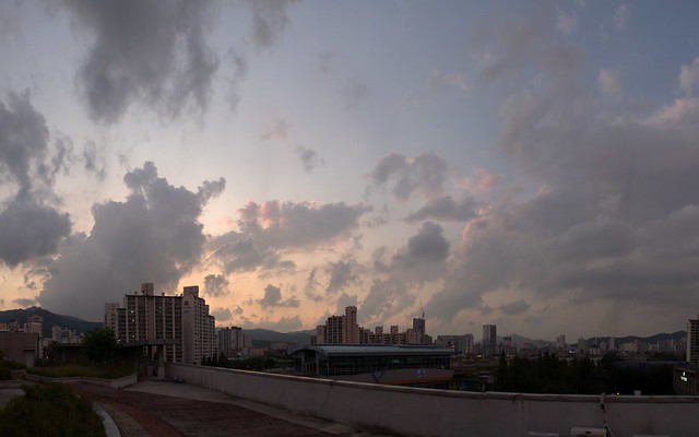 Uijungbu-si: Sunset