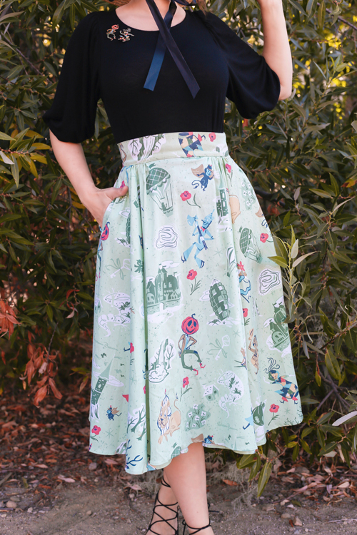 Kitschy Witch Designs Return to Oz Circle Skirt