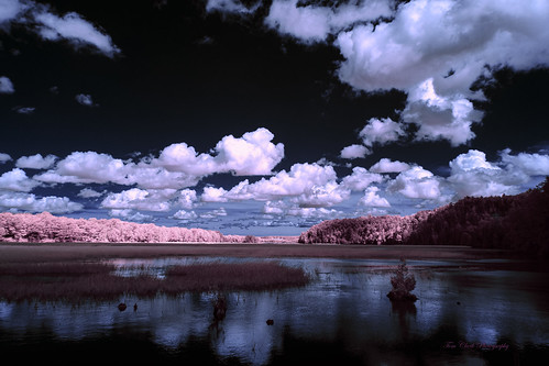 infrared landscape ausableriver river michiganrivers