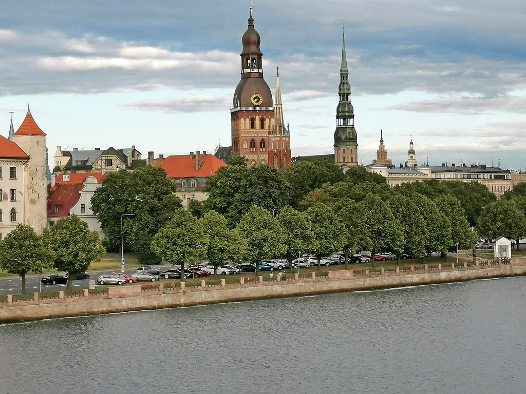 Lettland - Riga, Dom und Petrikirche