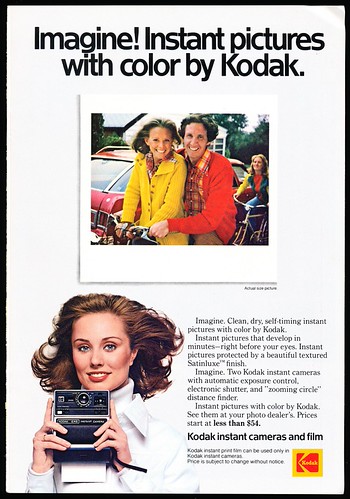 Imagine! Instant pictures with color by Kodak (NATGEO - Nov, 1976) | by Antique_Camera_Guy