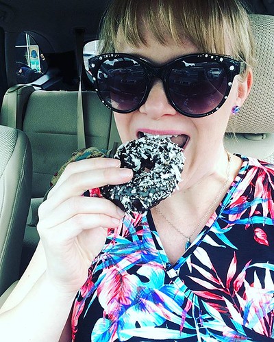 What will I miss about being pregnant? Guilt-free snarfing of donuts, bay-beeeee. 🍩🍩🍩