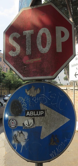 Stop Sign (Rome, Italy)