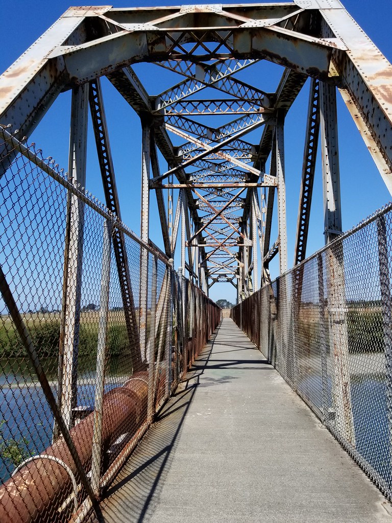 Arcata, California - Hammond bridge over Mad River