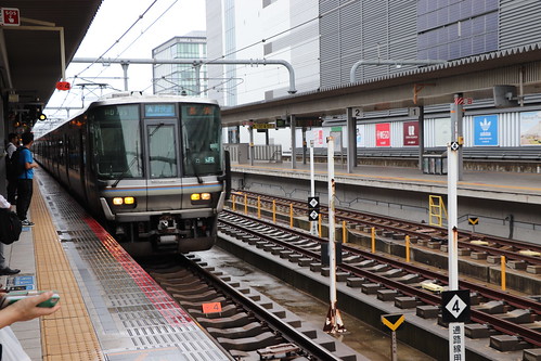 Approaching Train JR Himeji Station Japan 2019