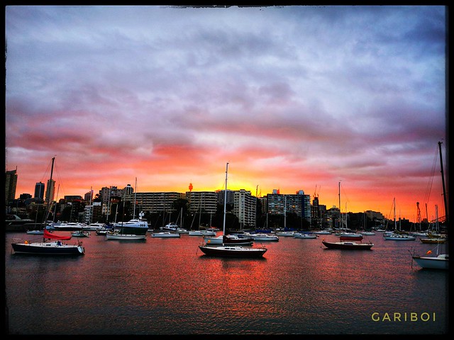 Sunset at the bay