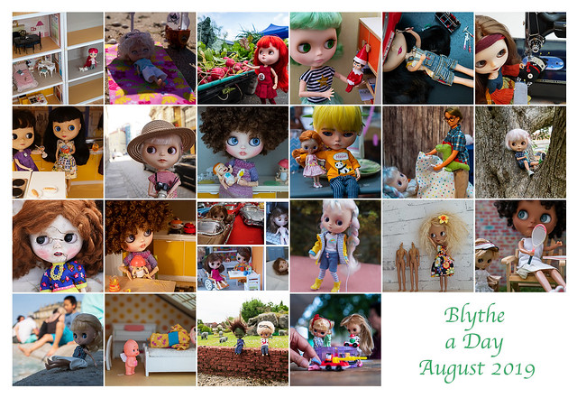 Blythe a Day 31 August 2019 - Mosaic of the Month