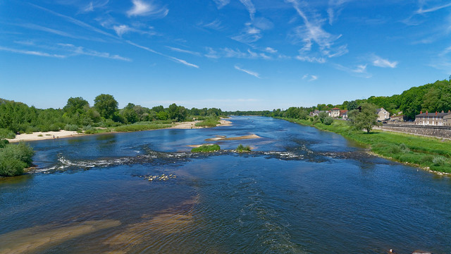 La Loire à La Charité sur Loire - Nièvre