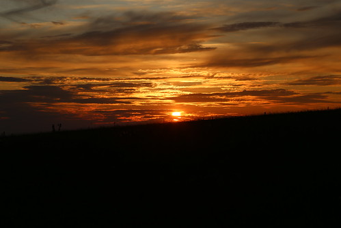 Sunset near Birling Gap 