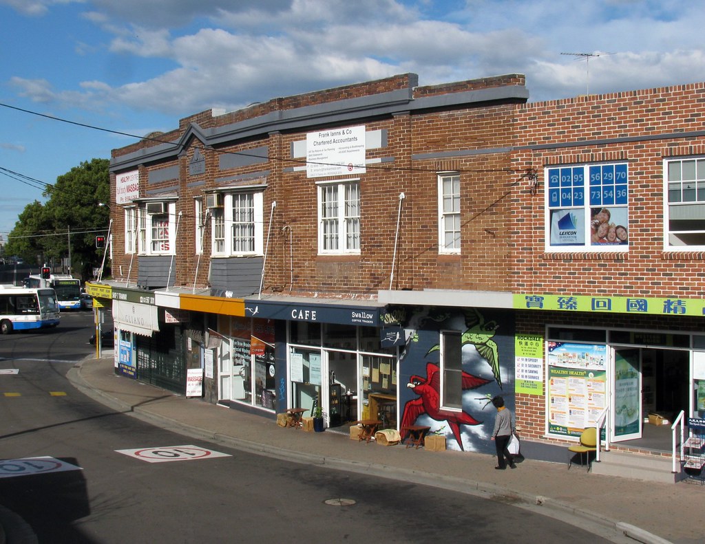Shops, Rockdale, Sydney, NSW.