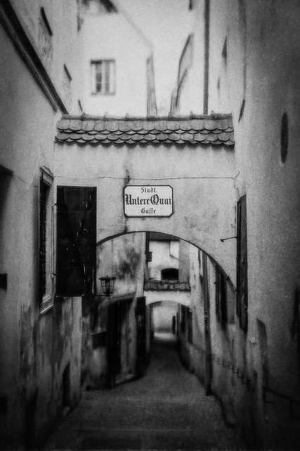 old narrow alley