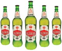 Amcor has developed a PET bottle for the Salzburg beer