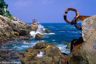Comb of the Wind, Chillida Sculpture, San Sebastián, Spain | by Manuel ROMARIS