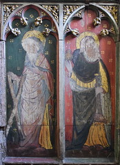 roodscreen: St Andrew and St James (15th Century)