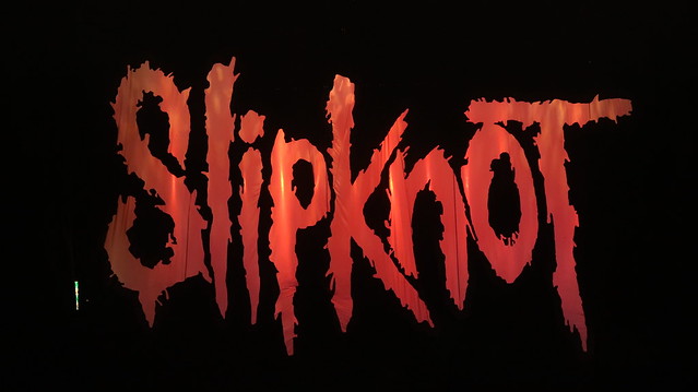 Slipknot (Knotfest Roadshow Tour) - Shawn Crahan, Craig Jones, Mick Thomson, Corey Taylor, Sid Wilson, Jim Root, Alessandro Venturella & Jay Weinberg