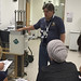 Los Alamos scientist Peter Santi (currently on a long-term assignment with the International Atomic Energy Agency) trains a group of aspiring nuclear inspectors.