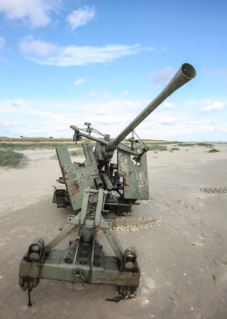 Vlieland - Vliehors - Bofors Mk II 40 mm
