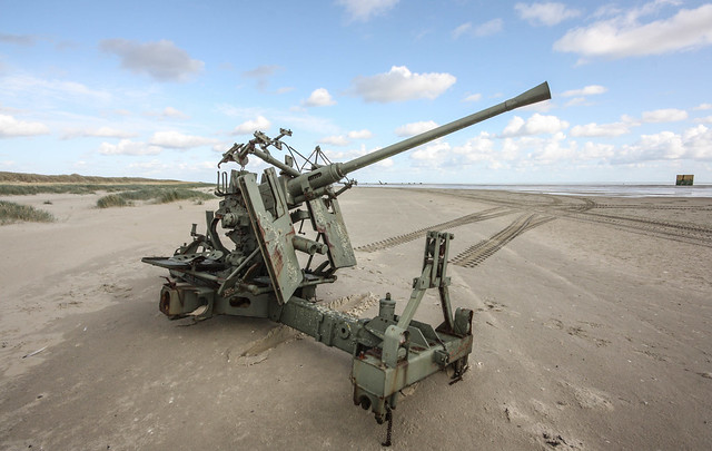 Vlieland - Vliehors - Bofors Mk II 40 mm