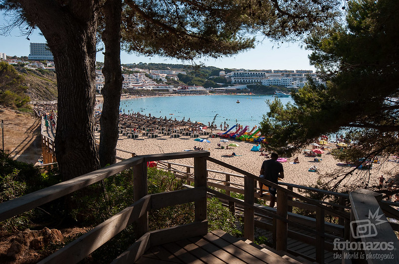 Playa del Arenal d'en Castell al norte de Menorca