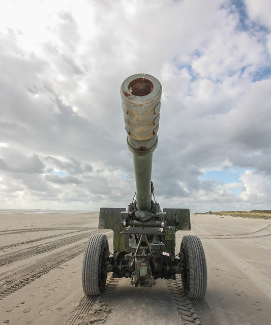 Vlieland - Vliehors - M114 / 39 Howitzer