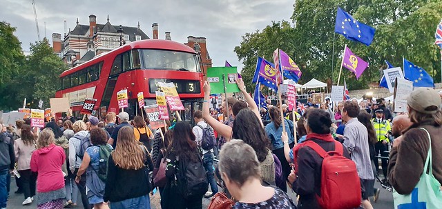 Brexit protests, Westminster, London, 3 September 2019