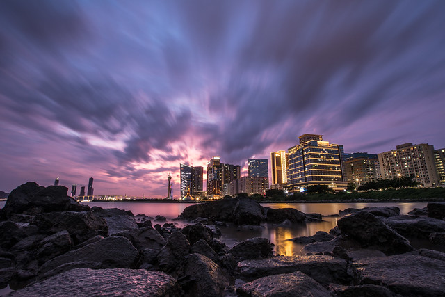 Setting Sun Over Macau