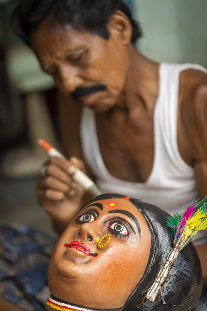 Chhau Mask Making Village, Charida, West Bengal, 2019